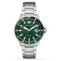 Emporio Armani AR11338 Diver Green Dial Stainless Steel Men's Watch