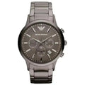 Emporio Armani Renato AR2454 Men's Chronograph Watch – 43mm Grey Dial & Bracelet