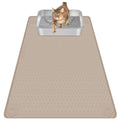 7 Colors Choose Silicone Cat Litter Mat Litter Trapping Mat - Khaki / 40"x28"