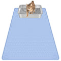 7 Colors Choose Silicone Cat Litter Mat Litter Trapping Mat - Blue / 40"x28"