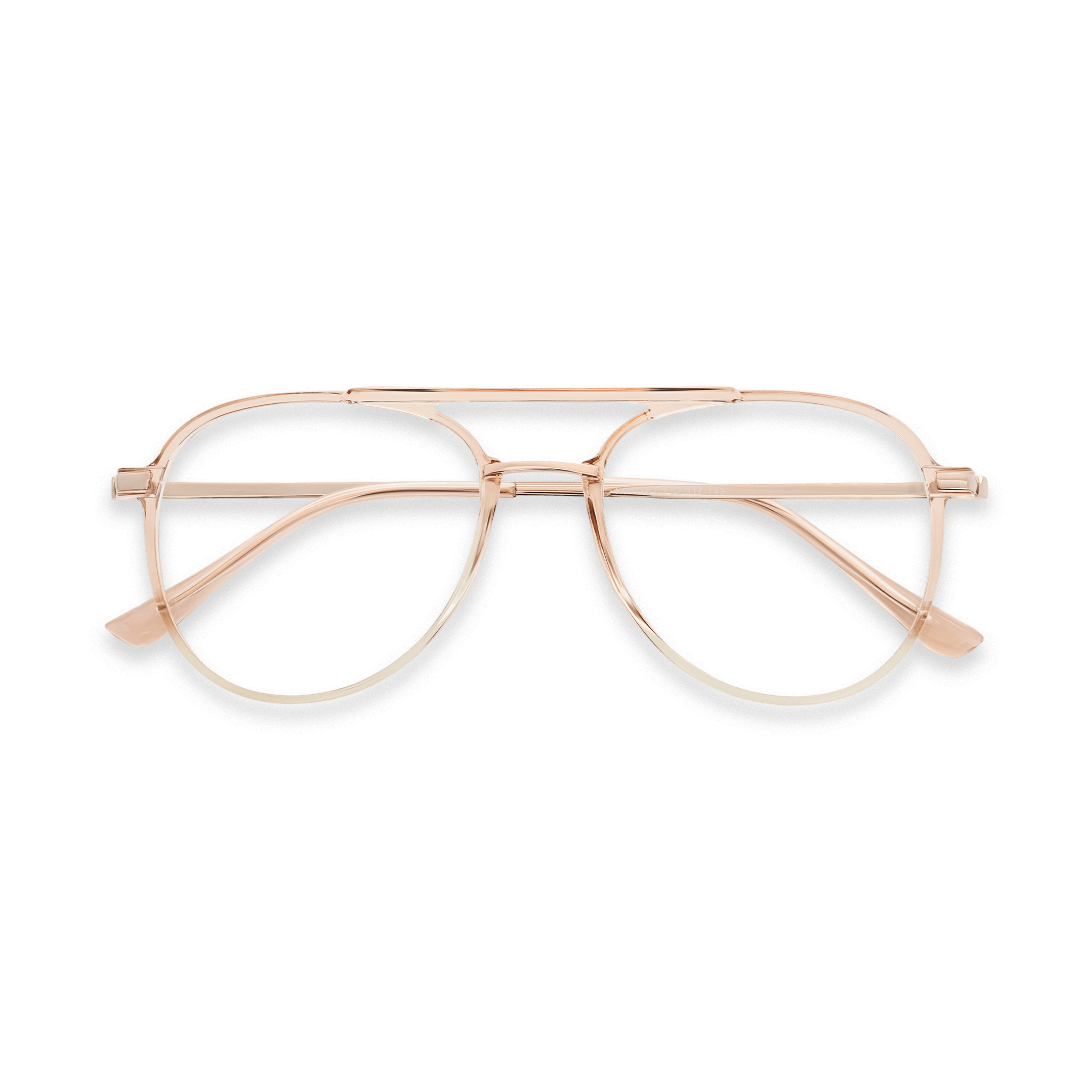 Aliana - Clear Orange Pink/Rose Gold