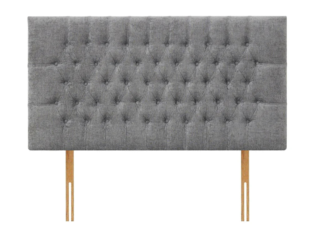 Standard Divan Base | Choose your Draws and Headboard - 2ft6 Small Single Bed (75cm x 190cm) / 2 Drawers / Button Pleat