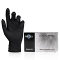 Target-FINITEX Black Nitrile Gloves 3.2 Mil – 100, 300 & 1000pcs, Exam Grade - L (3.9-4.7 inch) / 300pcs