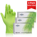 Target-FINITEX Green Nitrile Gloves 3.2 Mil Exam Grade - 100, 300 & 1000pcs - S (2.7-3.5 inch) / 3 Boxes of 300pcs