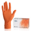 Target-FINITEX 3.2 Mil Orange Nitrile Gloves Exam Grade - 100, 300 & 1000pcs - S (2.7-3.5 inch) / Box of 100pcs