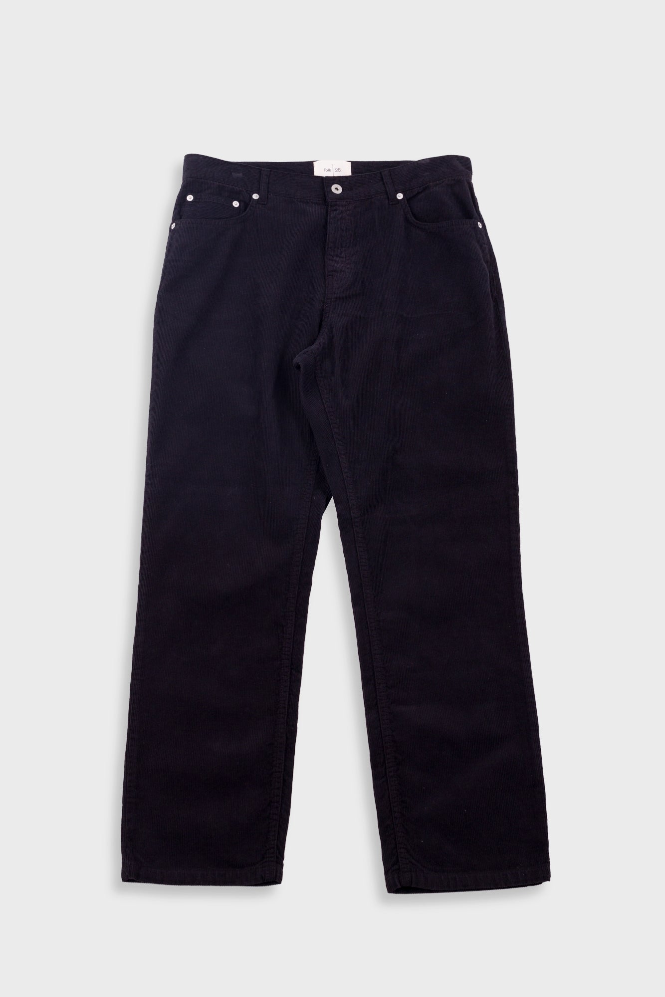 5 Pocket Trouser - Soft Black Cord - 38