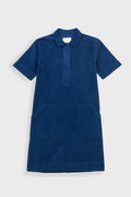 A-Line Zip Dress - Washed Ink - 8