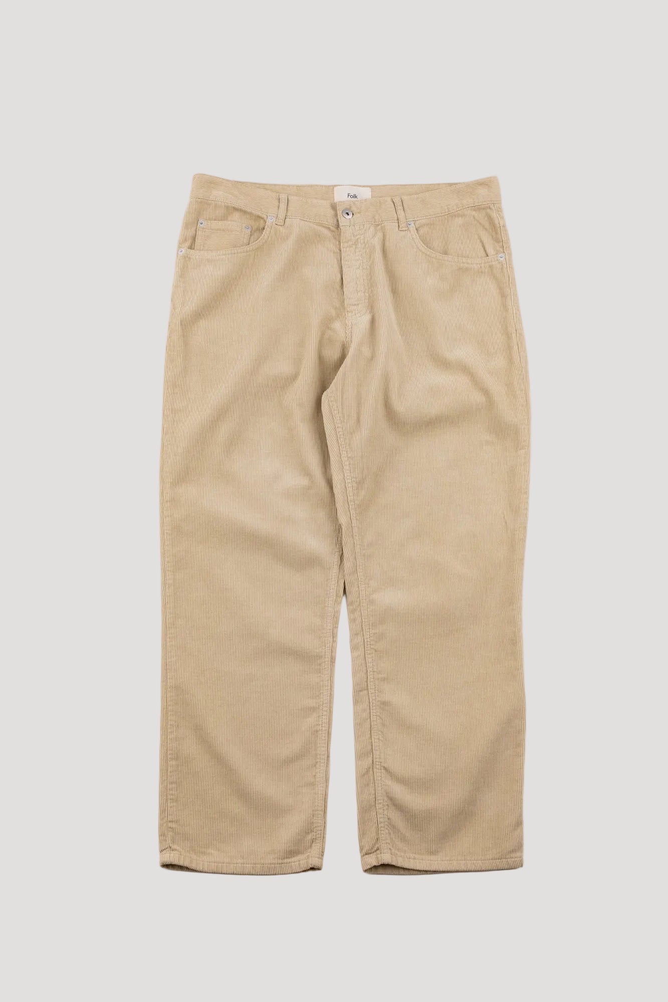 5 Pocket Trouser - Light Sand Cord - 28
