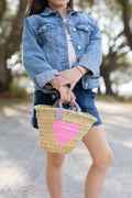 Painted Heart Mini Tote