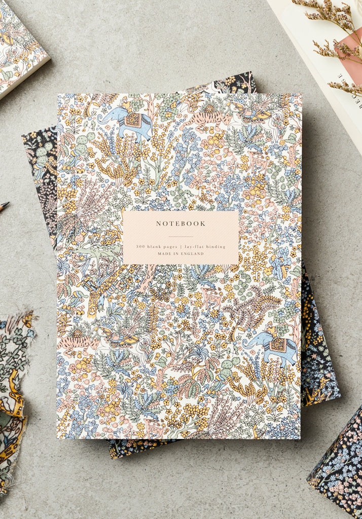 Heirloom Forest Print Ivory Lay Flat Notebook - One Size