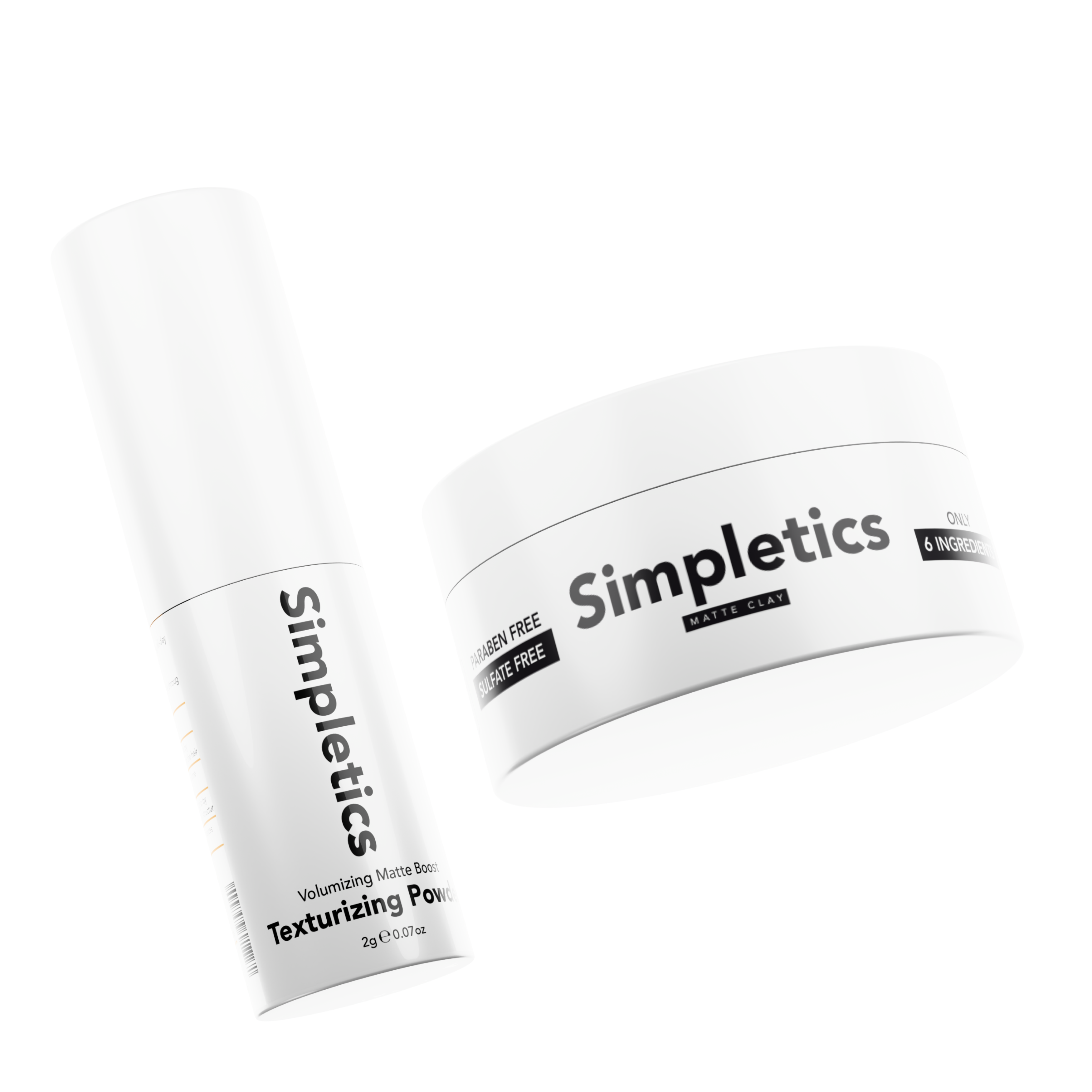 Simpletics Styling Essentials Hair Bundle (Matte Clay & Texture Powder)