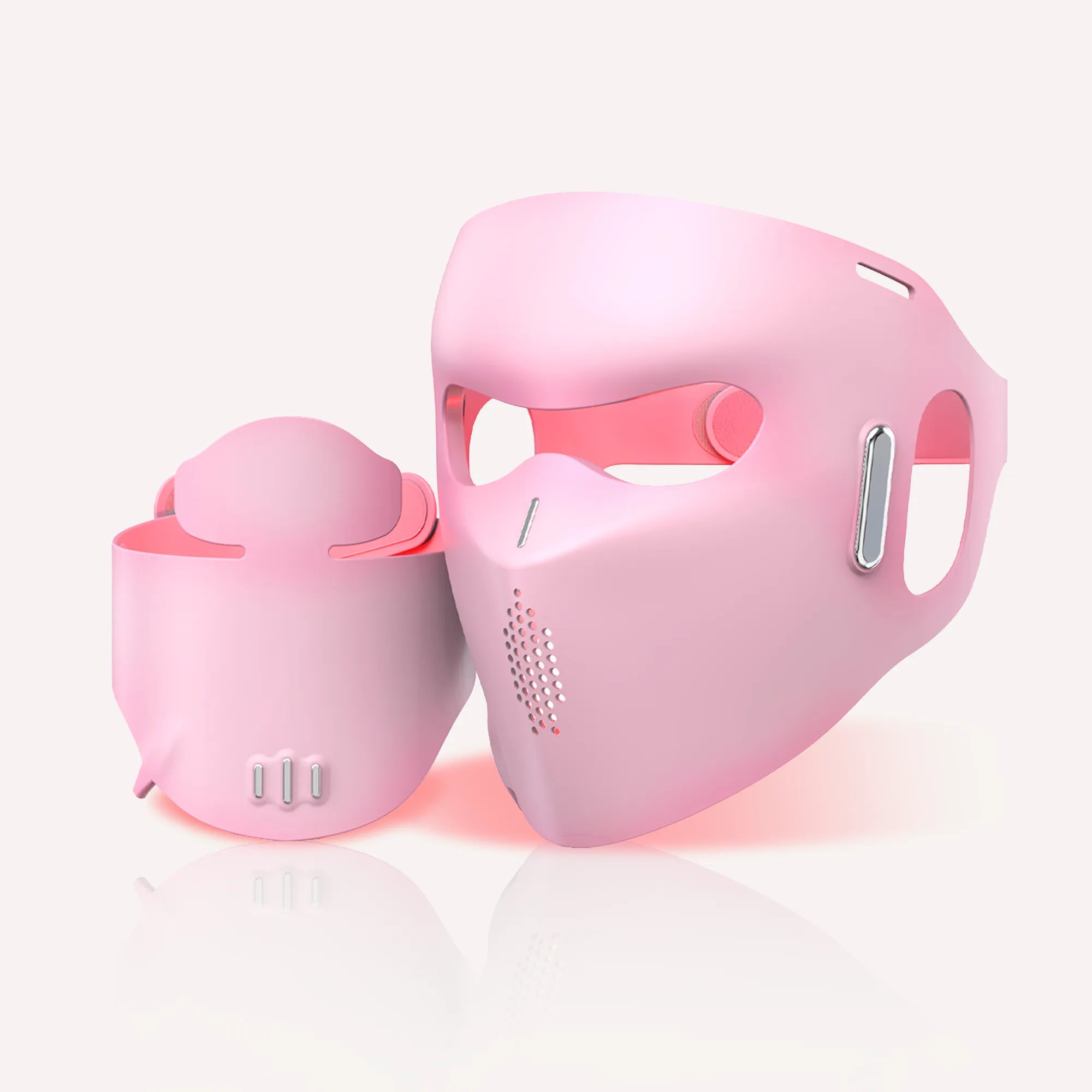 4D Laser & LED Face Mask with Neck Piece for Wrinkles - Face