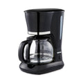 1.5L Black Automatic Filter Coffee Machine With Glass Carafe