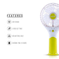 Three-Speed Rechargeable Handheld Fan Green