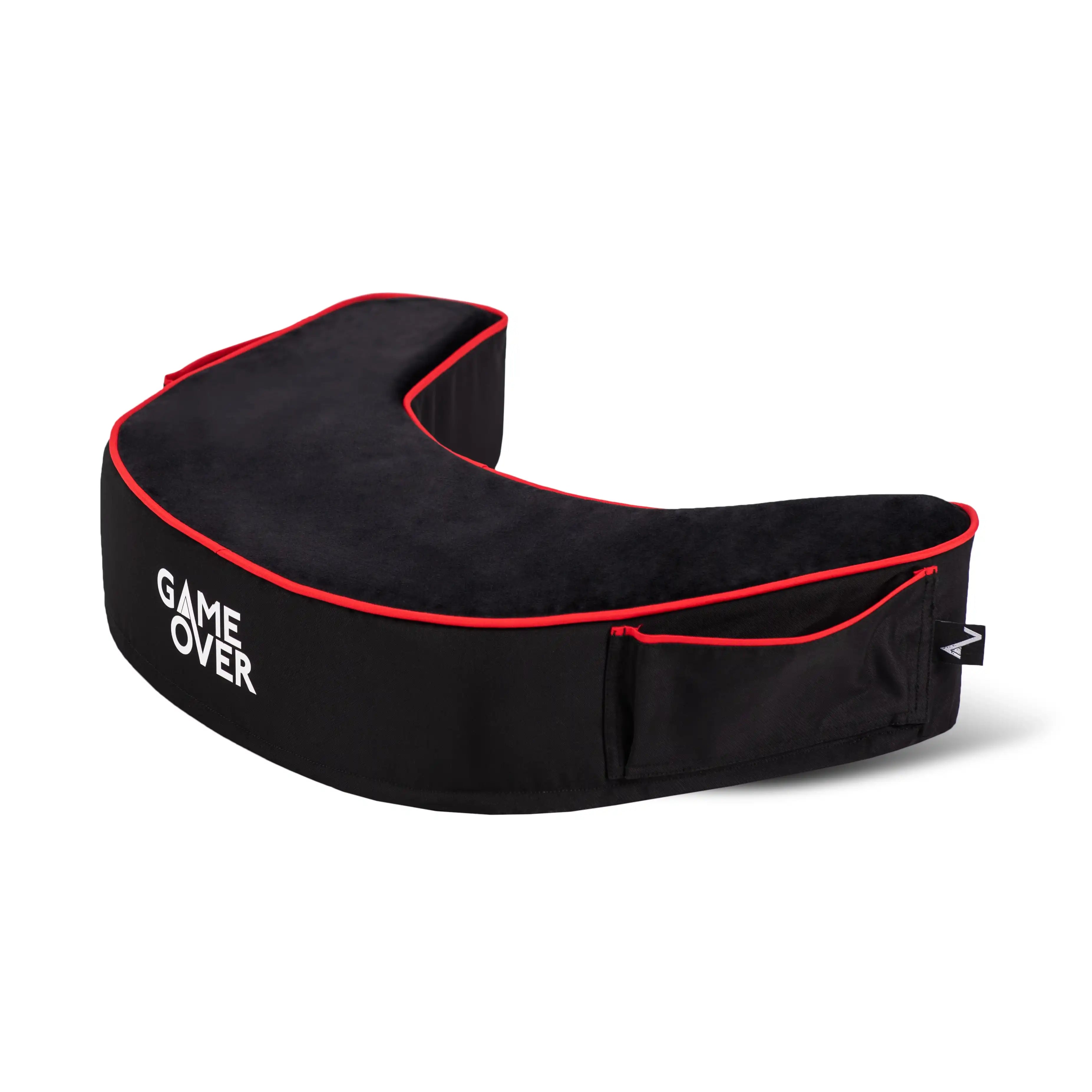 Gaming Support Cushion - Classic & 8-Bit Ergonomic Lap Cushion for Gamers - Fire Rune / 8-Bit