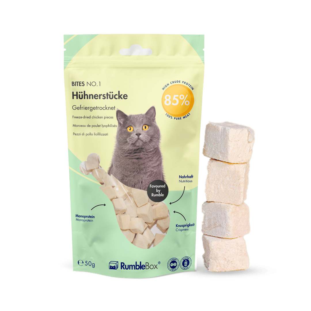 100% Hühnerstücke Monoprotein 50g