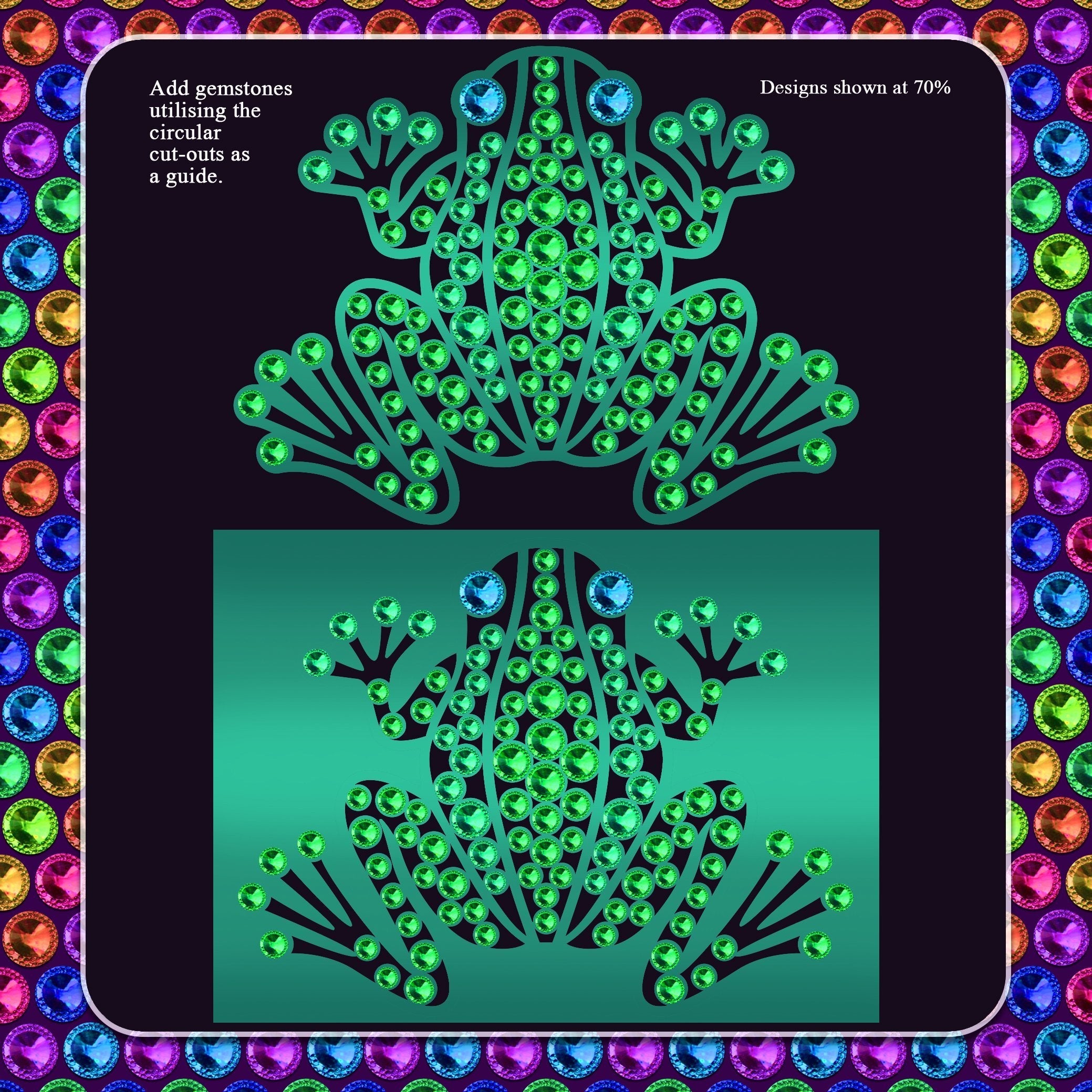 Gem It! Die - Friendly Frog