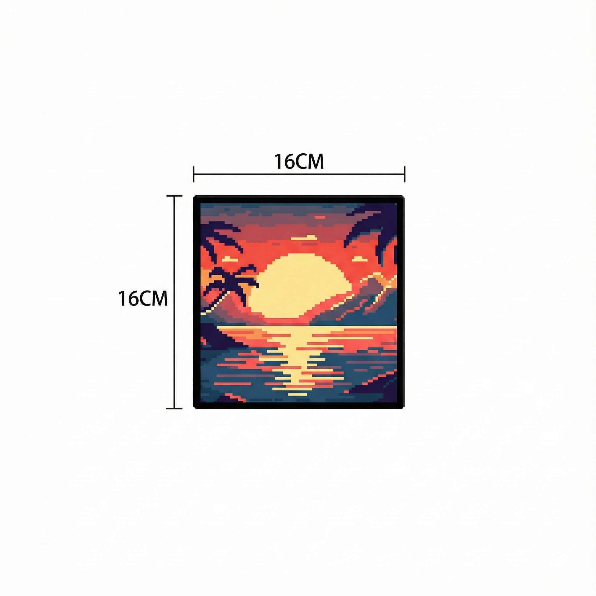Smart LED Pixel Art Frame & Bluetooth Speaker | Traverseon - 16*16