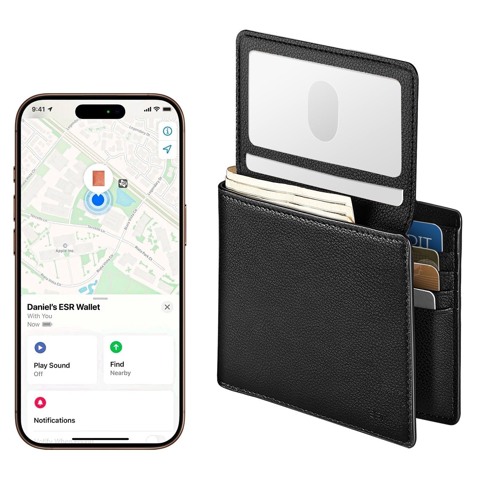 Geo Wallet with Find My - Twilight Black - Twilight Black