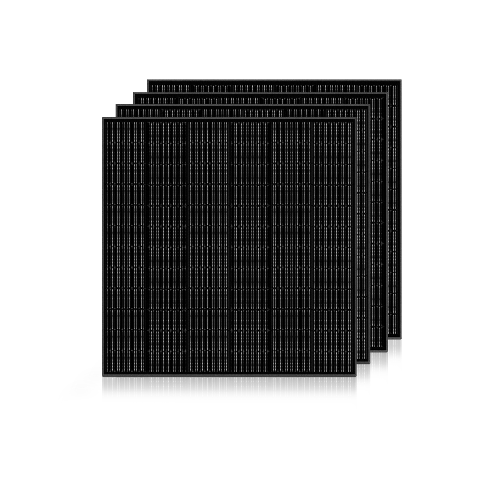 Ray Flachdach oder Garten 285W Solarmodul - 4*285W Solarmodule / Ohne MC4-Adapterkabel