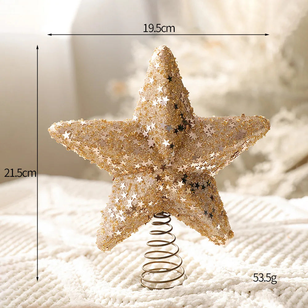 Gold Serie Weihnachtsanhänger – Retro Luxus Design - Stil 3