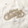 Gold Serie Weihnachtsanhänger – Retro Luxus Design - Stil 9