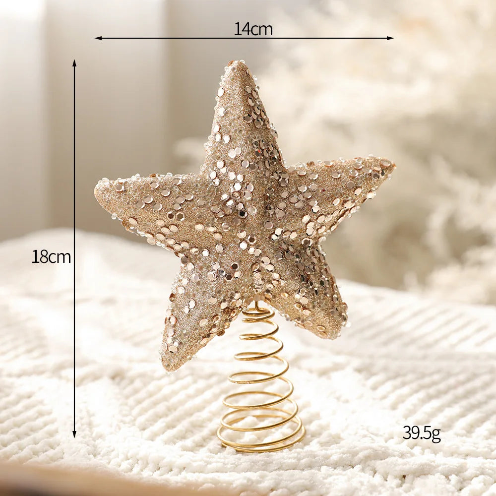 Gold Serie Weihnachtsanhänger – Retro Luxus Design - Stil 8
