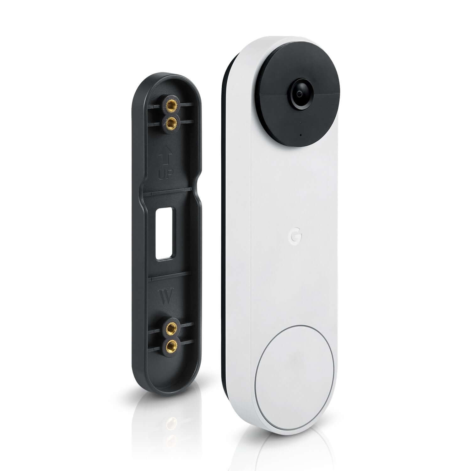 Wasserstein Mount for Google Nest Doorbell | Made for Google | No Drill Installation