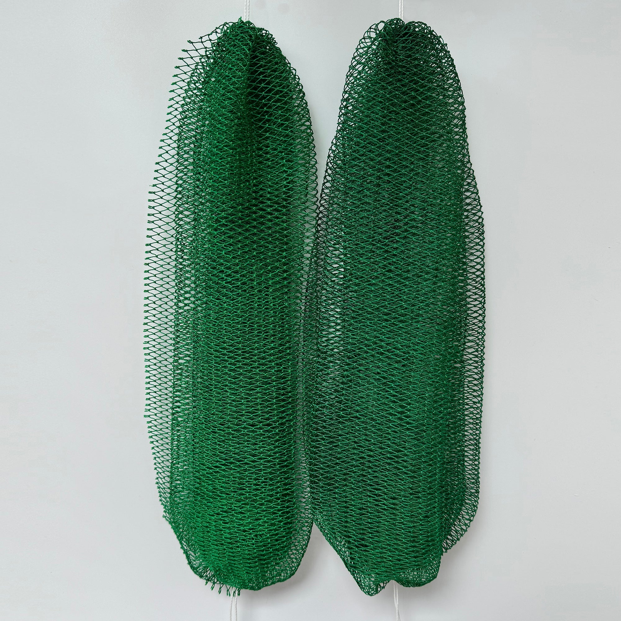 2 PCS Authentic African Exfoliating Net Bath Sponge - 2 PCS Green