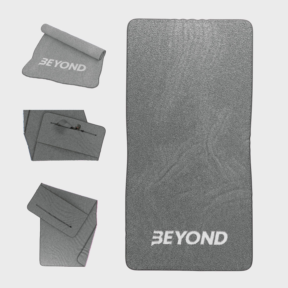 Grey Gym Towel