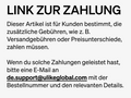 Link für zusätzliche Zahlungen - 1 EUR