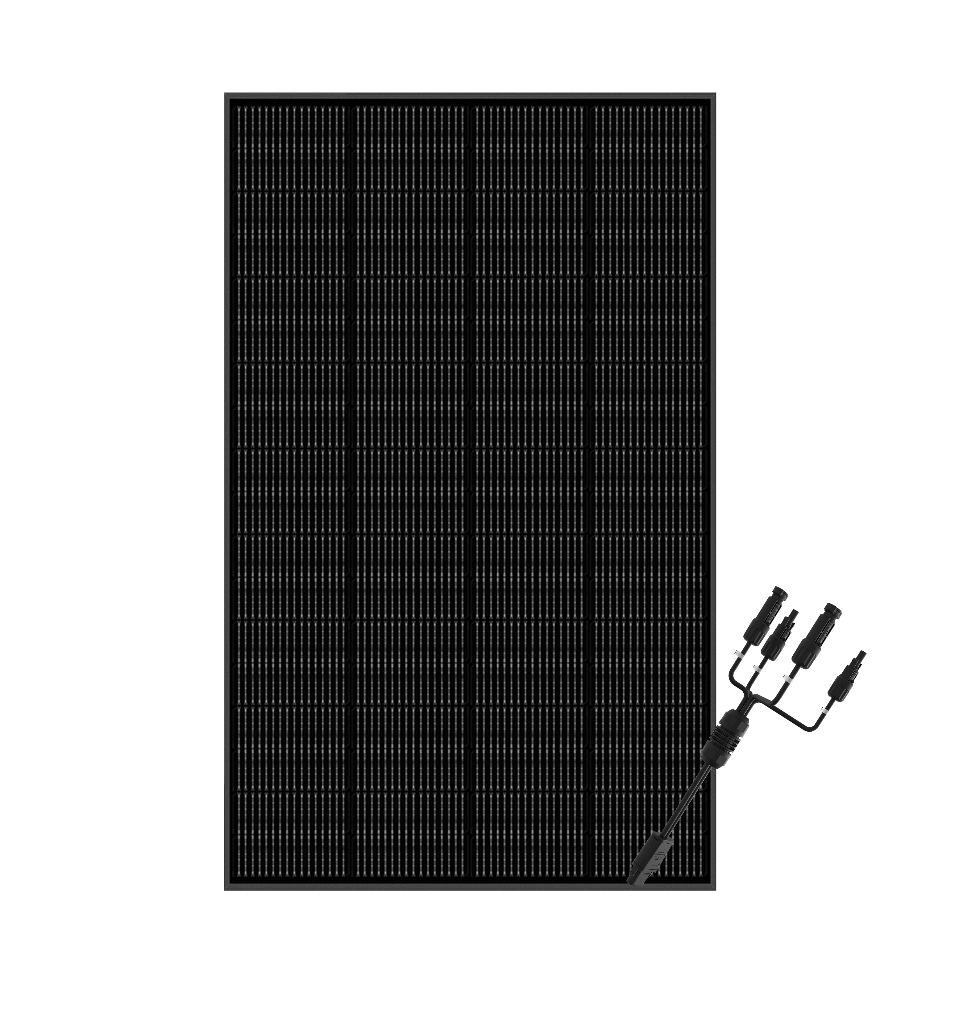 Ray Solarmodul 200W Komplett Schwarz - 1*200W Solarmodul / Mit MC4-Adapterkabel