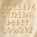 18ct Gold Plated Initial Pendant Charms - F