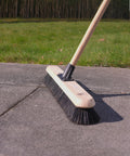 Finest by Hillbrush Wooden Platform Broom With Socket & Handle - Extra Soft - Boar Bristle / 130cm 61cm 12cm 1.5kg
