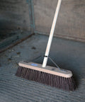 Finest by Hillbrush Wooden Platform Broom With Handle - Stiff - Bahia / 132cm 47cm 8cm 1.5kg