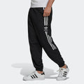 Adidas Classics Lock-Up Trefoil Track Pants - Black / White - XL / Schwarz / 100% recyceltes Nylon