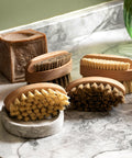Natural by Hillbrush Nail Brush - Stiff - 100% FSC® Certified Beechwood / Tampico / 5.5cm 9.4cm 4.5cm 0.071kg