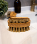 Natural by Hillbrush Nail Brush With Dual Fill - Soft - 100% FSC® Certified Beechwood / Horse Hair / 5.5cm 9.4cm 4.5cm 0.084kg
