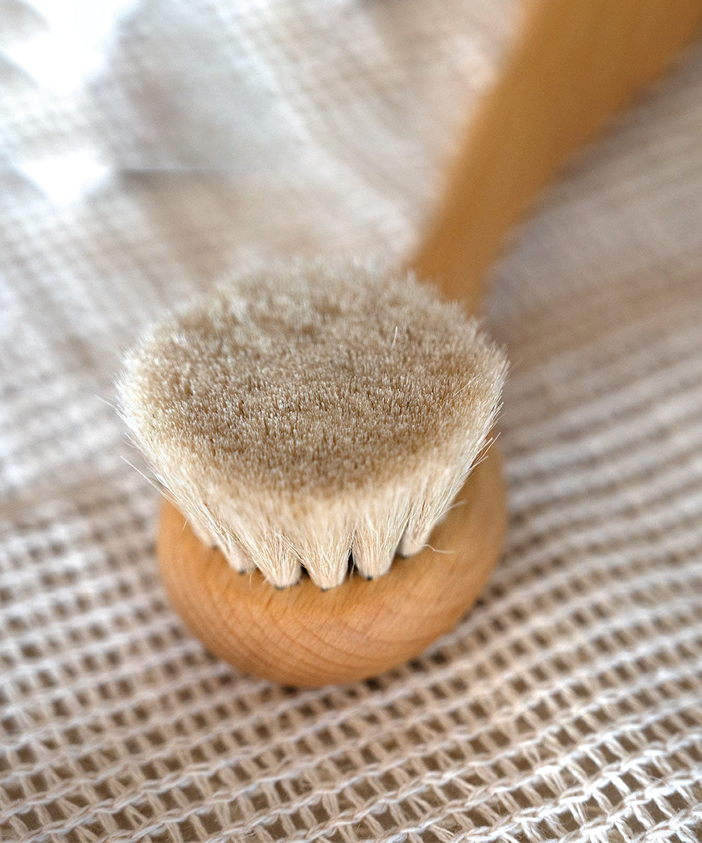 Natural by Hillbrush Baby Hair Brush - Extra Soft - 100% FSC® Certified Beechwood / Goat Hair / 3.8cm 14.7cm 4.5cm 0.044kg