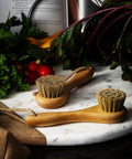 Natural by Hillbrush Vegetable Brush - Soft - 100% FSC® Certified Beechwood / Light Natural Bristle / 3.8cm 14.7cm 4.5cm 0.037kg