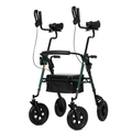 HFK-9236T4 All Terrain Dual-Brake Upright Walker 10" Wheels Refurbished - Green