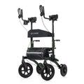 HFK-9240-2 All Terrain Dual-Brake Upright Walker 12" wheels - Green