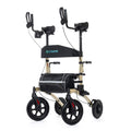HFK-9240-2 All Terrain Dual-Brake Upright Walker 12" wheels - Champagne