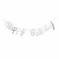 Happy Birthday slinger (Zilver)