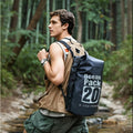 Waterproof Dry Bag 2L-30L | Roll-Top Seal | Traverseon - Black / 15L