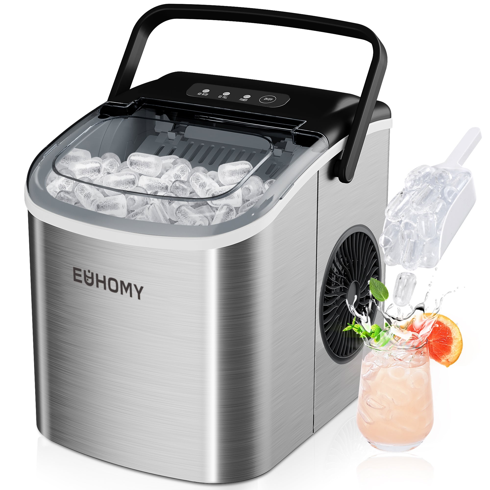Euhomy Dart H1 Bullet Ice Maker - Silver