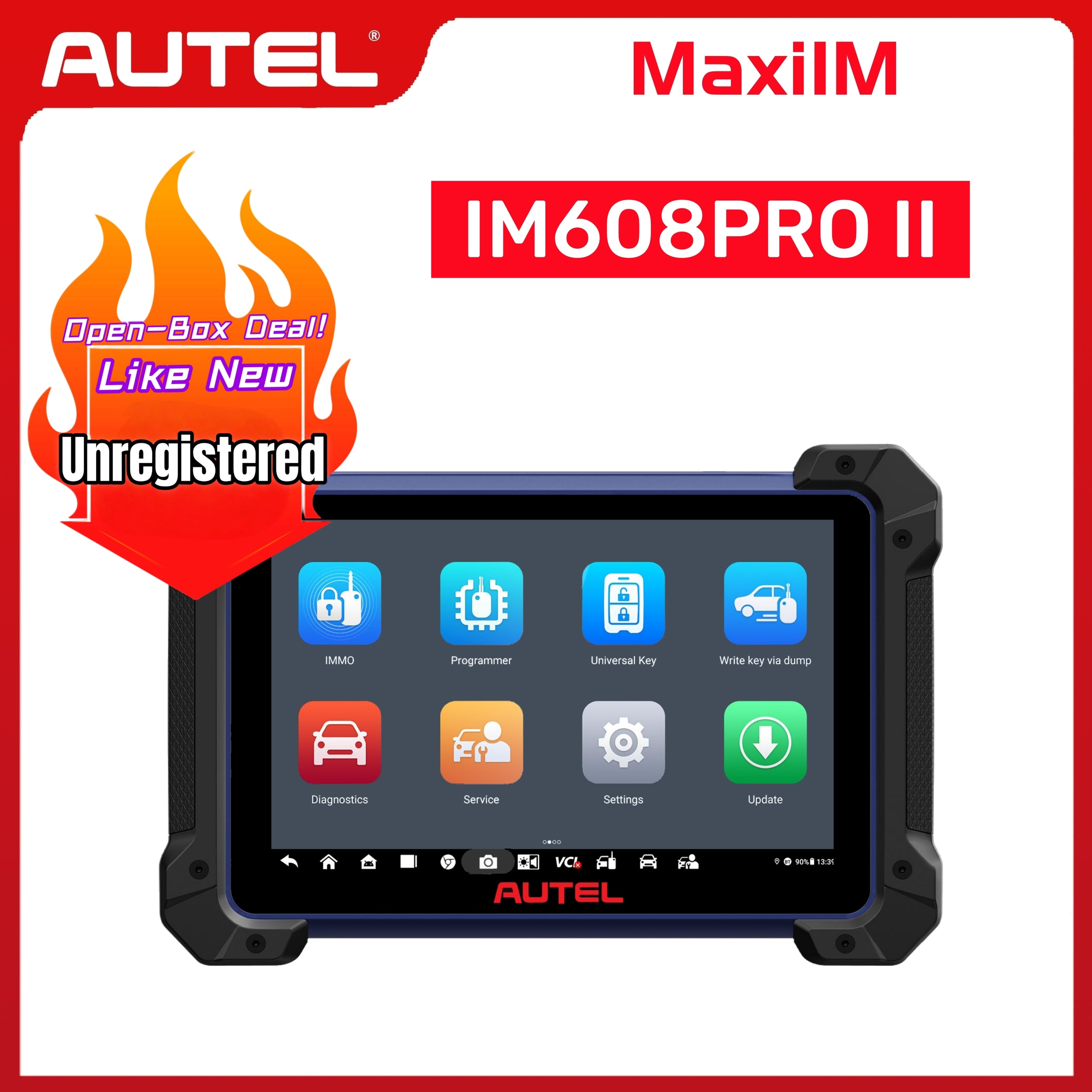 Autel MaxiIM IM608PRO IMMO - returned product with minor damage to the outer packaging - - returned product with minor damage to the outer packaging