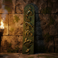 Egyptian Symbols Goat Wall Art - Patina
