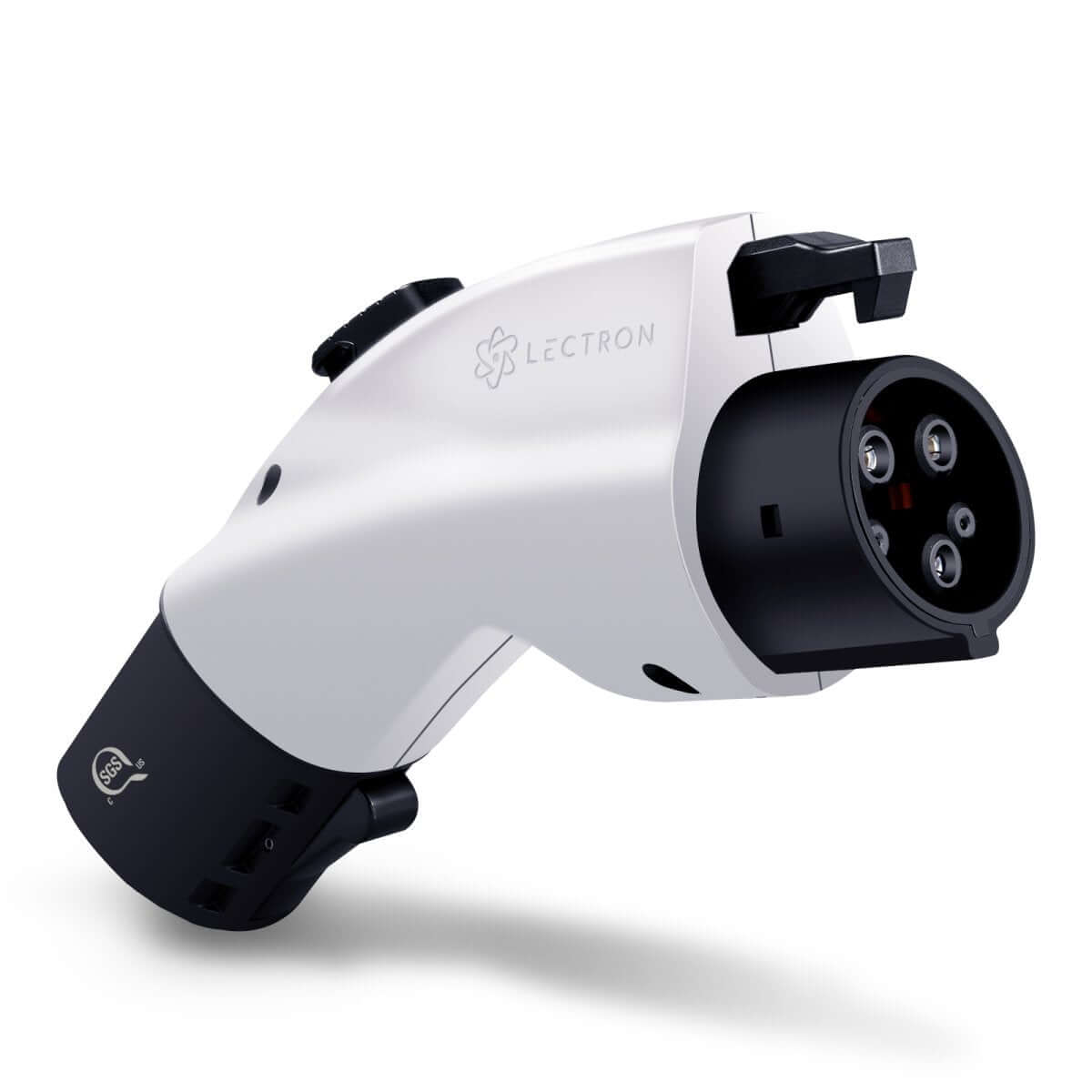 Lectron Tesla (NACS) to J1772 EV Adapter | 240V | 48 Amp - White