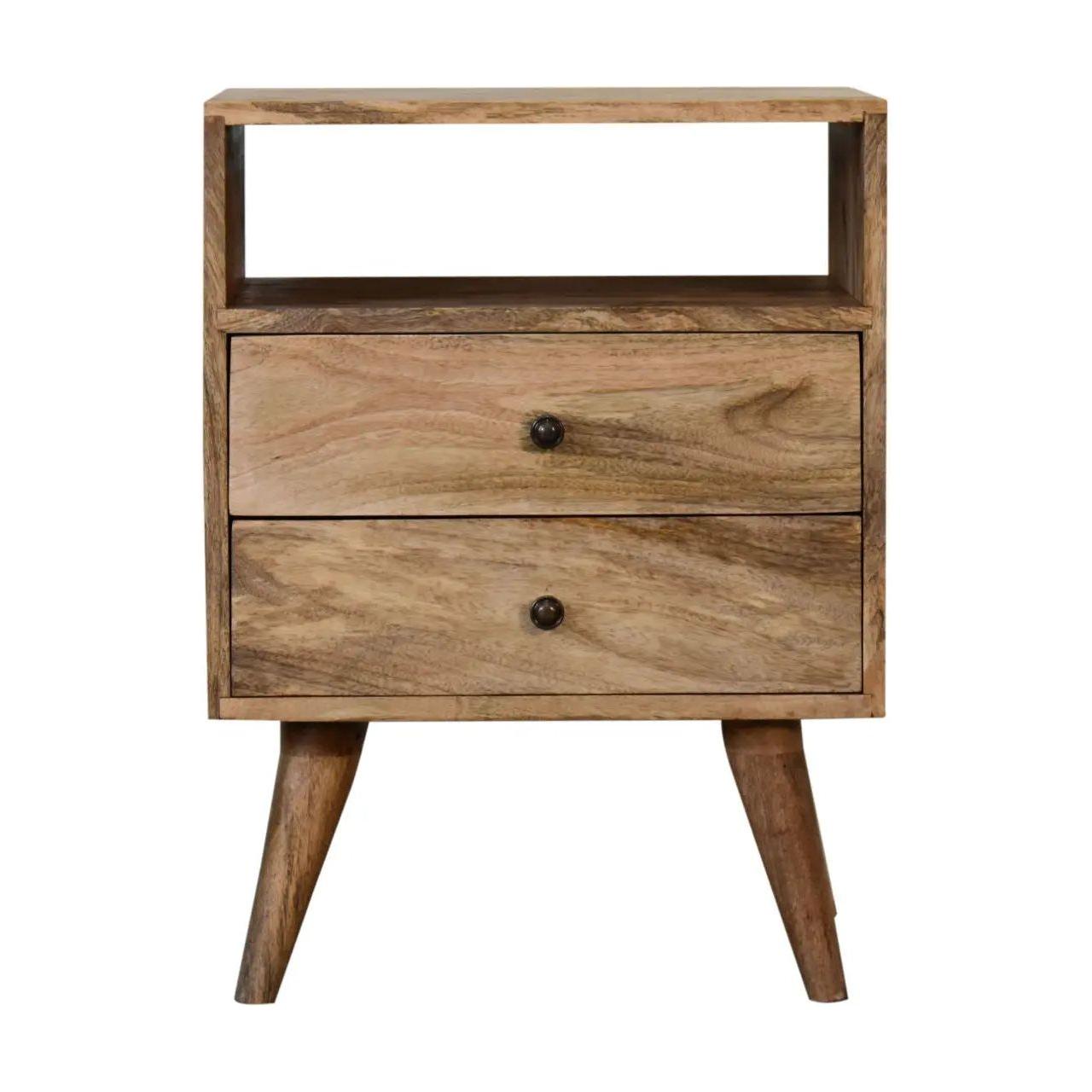 Classic Oak-ish Bedside – Durable & Elegant Wooden Bedside Table